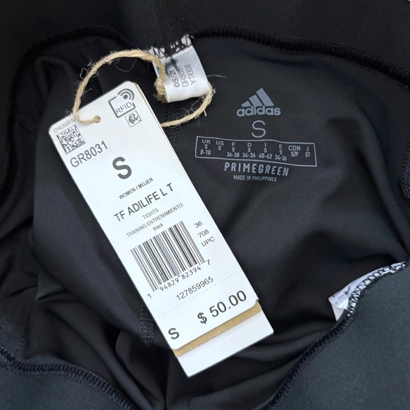 NWT Adidas Techfit High Rise Long Tights - Picture 4 of 13